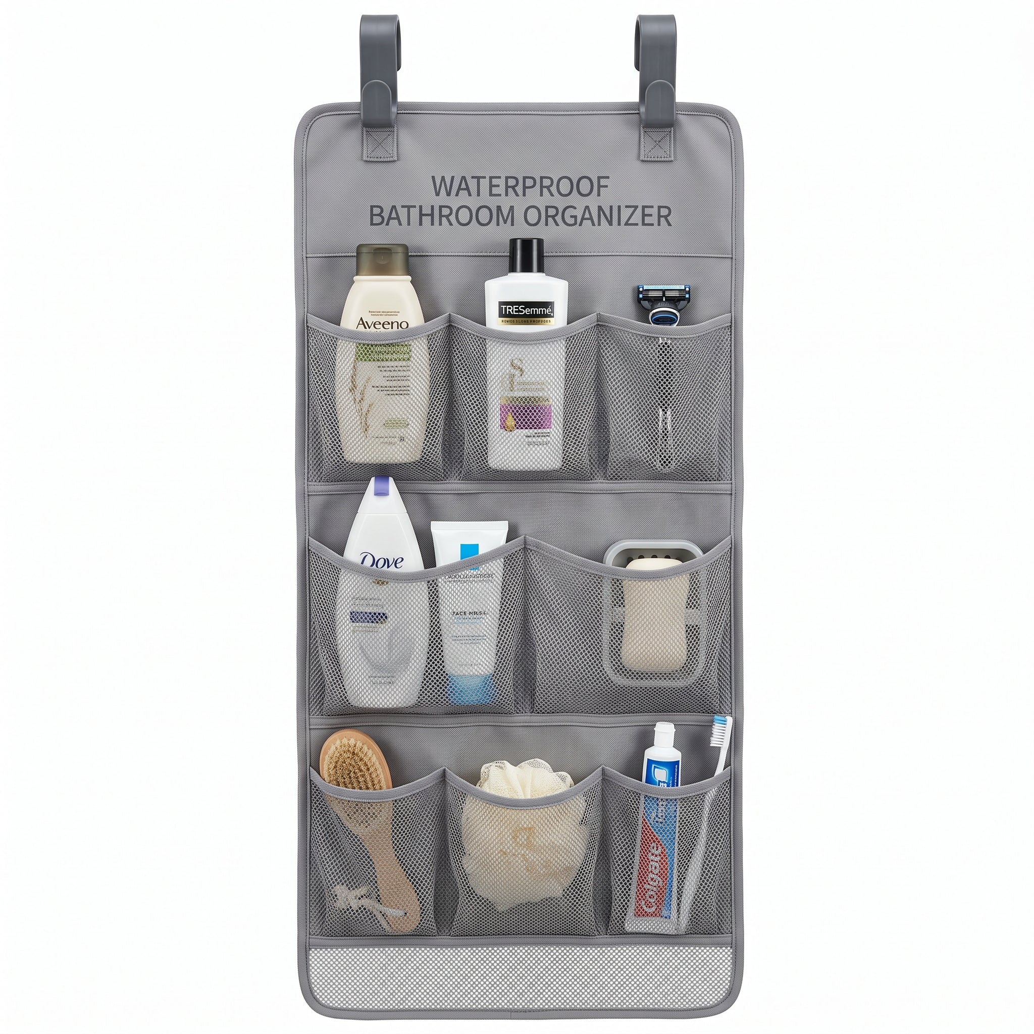 Multi-Pocket Hanging Bathroom Organizer for Toiletries