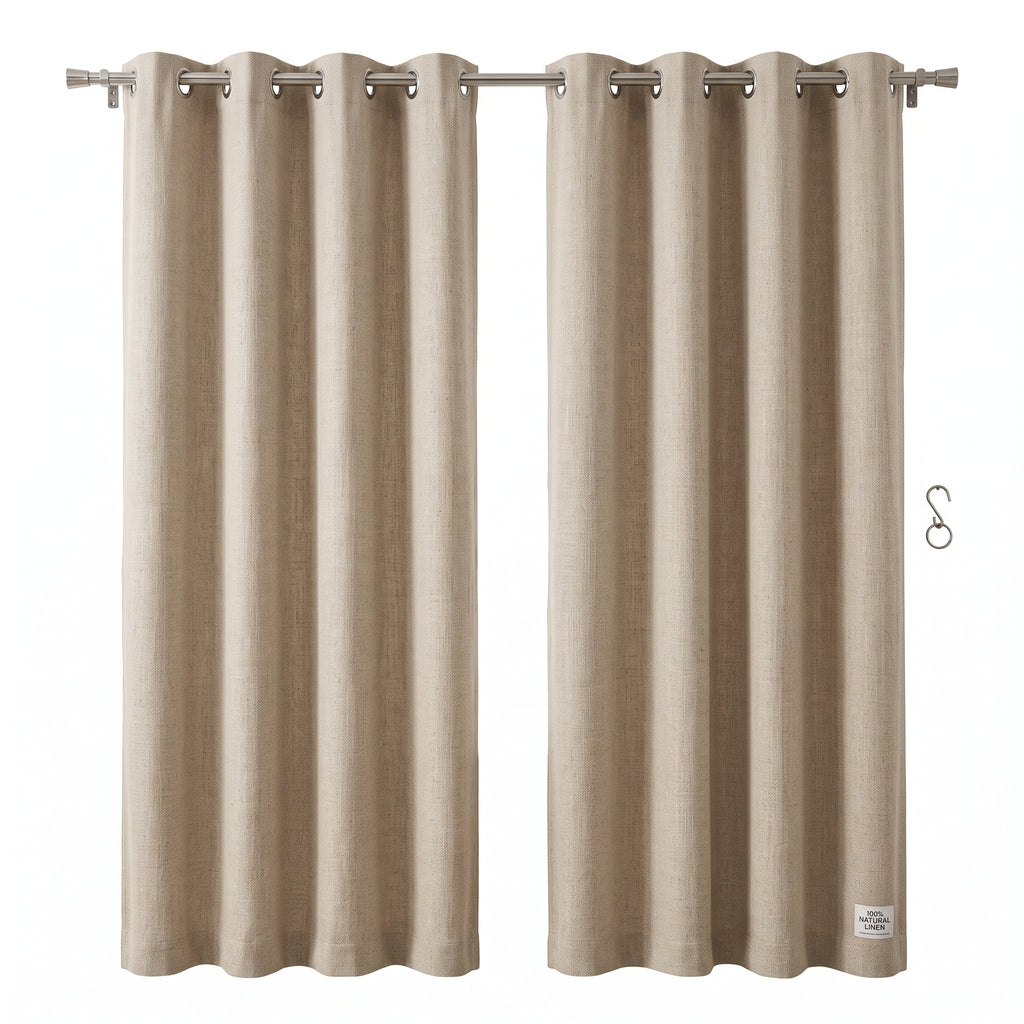 Noise Reducing Energy Saving Light Blocking Drapes
