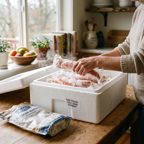 Cold Chain Delivered Pre-Cooked Luxury Seafood Box